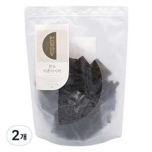 만전김 반달바닿 완도 자른다시마, 200g, 2개