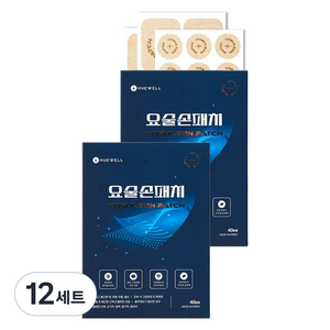 휴웰 근육 관절 요술손패치 대형 6p + 중형 24p + 소형 12p 세트, 12세트