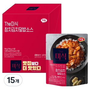 더미식 참치김치 덮밥소스, 150g, 15개