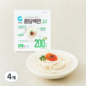 청정원 콩담백면 콩국수 4인분, 760g, 4개