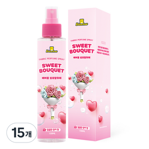 베어블 섬유탈취제, 스윗 부케, 150ml, 15개
