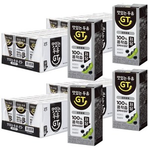 맛있는두유GT 검은콩깨, 190ml, 96개