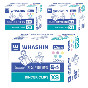 화신 더블클립, 특소, 100개입, 3개