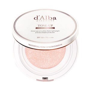 [비건뷰티] 달바 워터풀 톤업 선 쿠션 SPF50+ PA++++, 15g, 1개