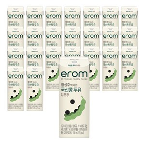 이롬 황성주 검은콩 두유, 190ml, 24개