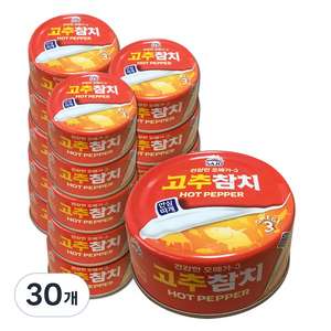 사조 고추참치, 85g, 30개