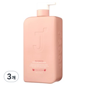 제이숲 실크 케라틴 모이스처 바디워시 피치 에디션, 1L, 3개