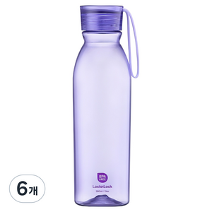 락앤락 데일리 밸런스 보틀, 바이올렛, 550ml, 6개