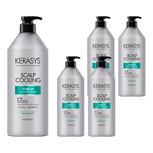 케라시스 두피 쿨링 단백질 샴푸, 980ml, 5개