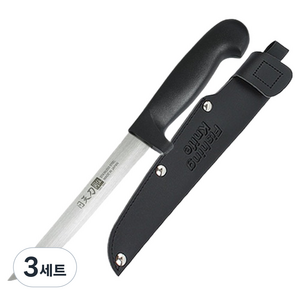 일천도 뼈칼 160mm + 칼집 세트, 혼합 색상, 3세트