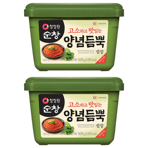 청정원순창 양념듬뿍 쌈장, 500g, 2개