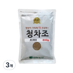 대한농산 청차조 잡곡, 800g, 3개