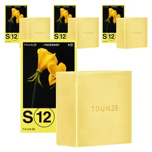 톤28 S12 달맞이꽃 오일 클렌징 비누, 85g, 4개