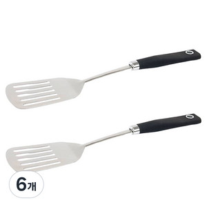 키친블루밍 스텐304 뒤집개, 블랙, 6개
