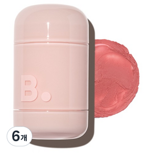 바닐라코 로맨틱 블러쉬 립 앤 치크 3.7g, 08 어 리틀 빗, 6개