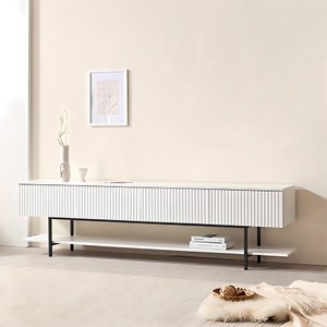 파로마 알버트 템바보드 TV 거실장, 화이트