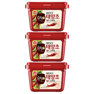 순창궁 태양초 골드 고추장, 500g, 3개