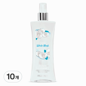 바디판타지 프래그런스 바디 스프레이 프레시화이트머스크, 236ml, 10개