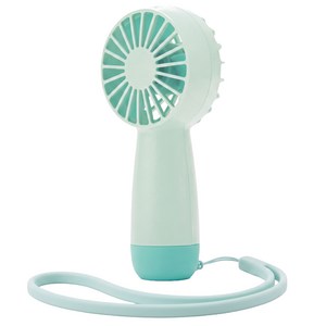 구스페리 저소음 경량 미니 핸디 무선 손선풍기, MCF-003, 민트
