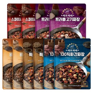 차오차이 짜장 혼합 5종 x 2p 세트, 180g, 1세트