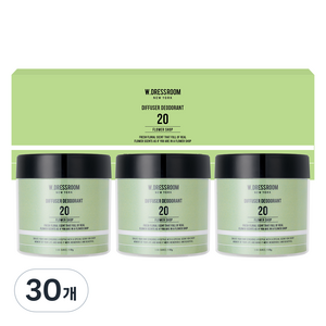더블유드레스룸 퍼퓸 탈취제 20번 플라워샵 본품, 110g, 30개