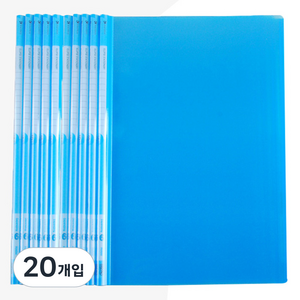 엘립스 라운드 쫄대파일 6mm, 블루, 20개입