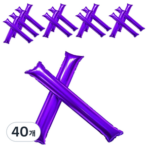 아카코 응원을 즐겁게 막대풍선, 퍼플, 40개