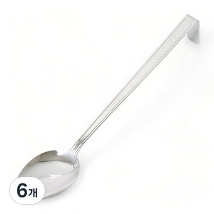 칼백화점 국산 304 스텐 소스스푼 260mm, 6개