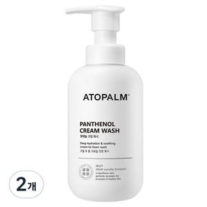 아토팜 판테놀 크림 바디워시, 300ml, 2개