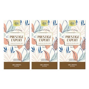 키라니아 프레스티지 엑스퍼트 새치 염색제 10p, 밀크브라운, 3개