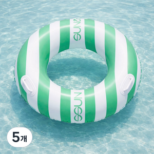SSUN 아동용 물놀이 튜브 60cm, 민트, 5개