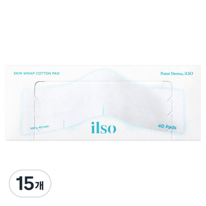 일소 착붙 코튼 패드, 15개, 40매입