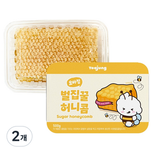 요아정 벌집꿀 허니콤, 500g, 2개