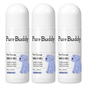 퓨어버디 포우 에센스 강아지 발바닥 보호제, 75ml, 3개