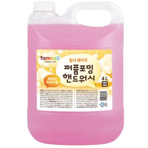 탐사베이직 퍼퓸포밍 핸드워시, 4L, 1개 골드박스 특가