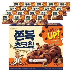 청우식품 쫀득초코칩, 240g, 20개