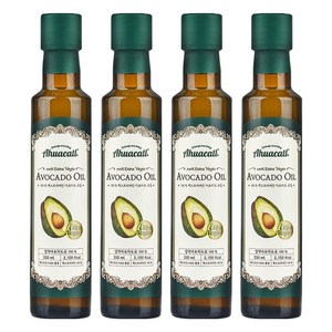 아후카틀 100% 엑스트라버진 아보카도오일, 250ml, 4개
