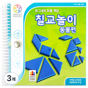 스마트게임즈 코리아보드게임즈 칠교놀이 동물편, 혼합색상, 1인용, 3개