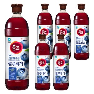 홍초 블루베리, 1.5L, 6개