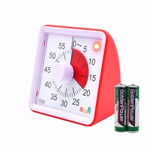 조이홈 LED 무소음 구글 타이머, 레드계열, 1개