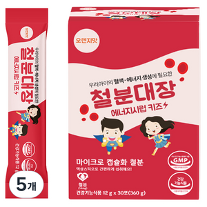 안아팜 철분대장 에너지시럽 키즈 30p, 360g, 5개