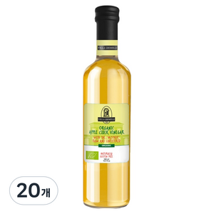 빌라그리멜리 유기농 애플사이다 비니거 식초, 20개, 500ml