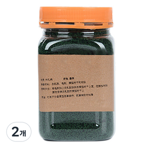 코히모 미니어처 DIY 모형 조경용 스펀지가루 400ml, 2개, 다크그린
