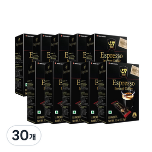 G7 에스프레소 인스턴트 커피믹스, 2.5g, 15개입, 30개