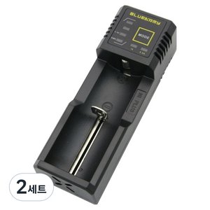 컴스 18650 AA AAA 건전지 충전기 BU672, 2세트, 1개입