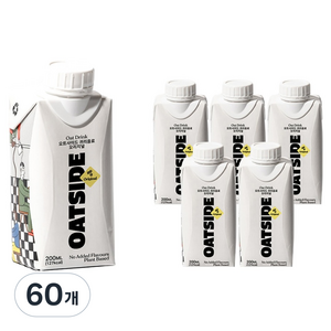 오트사이드 귀리음료 오리지널, 200ml, 60개