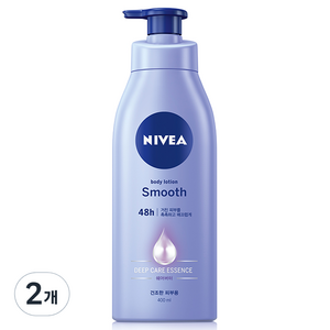 니베아 스무드 바디 로션, 400ml, 2개