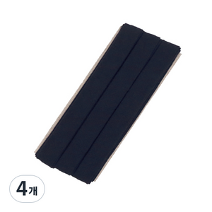 해피베어스 내추럴 코튼린넨 바이어스테이프 15mm, 네이비, 4개