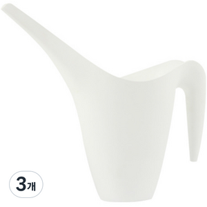 우밍스토어 원예용 물 주전자 화이트 1L, 3개
