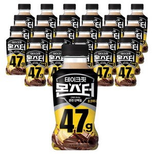 테이크핏 몬스터 초코바나나 프로틴, 350ml, 24개